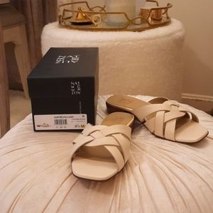 Naturalizer Ashford Slide Sandal, Pale Ivory, 8.5